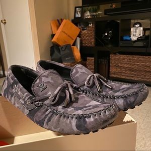 Louis Vuitton Arizona Camo Moccasins